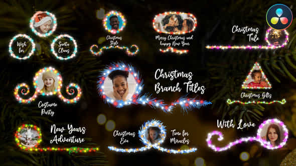 Christmas Branch Titles - VideoHive 42291328