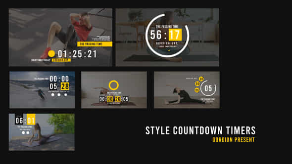 Style Countdown Timers V2 - VideoHive 52364374