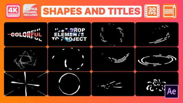 Shapes And Titles | After - VideoHive 26080826