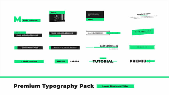Premium Typography - VideoHive 23363891