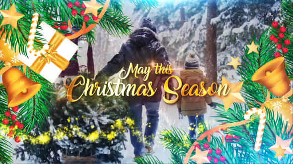 Merry Christmas Slideshow Happy New Year Slideshow Happy 2023 Mogrt - VideoHive 42160642