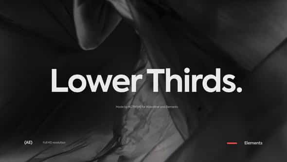 Lower Thirds - VideoHive 37667446