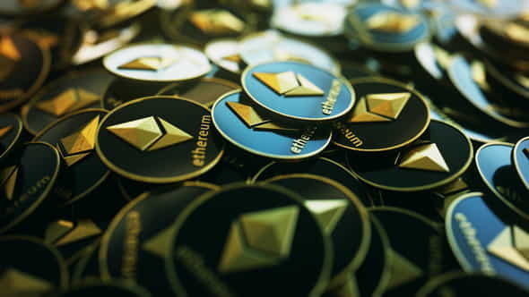 4K Ethereum Pile Spilled Out - VideoHive 21824162