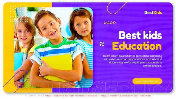 Best Kids Education Promo - VideoHive 29663602