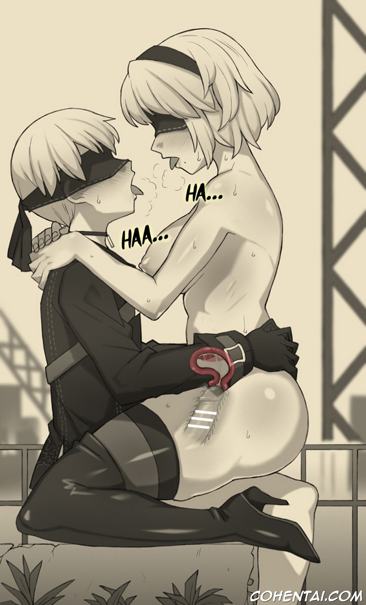 2B 9S (NieR:Automata) xxx comics manga porno doujin hentai español sexo 