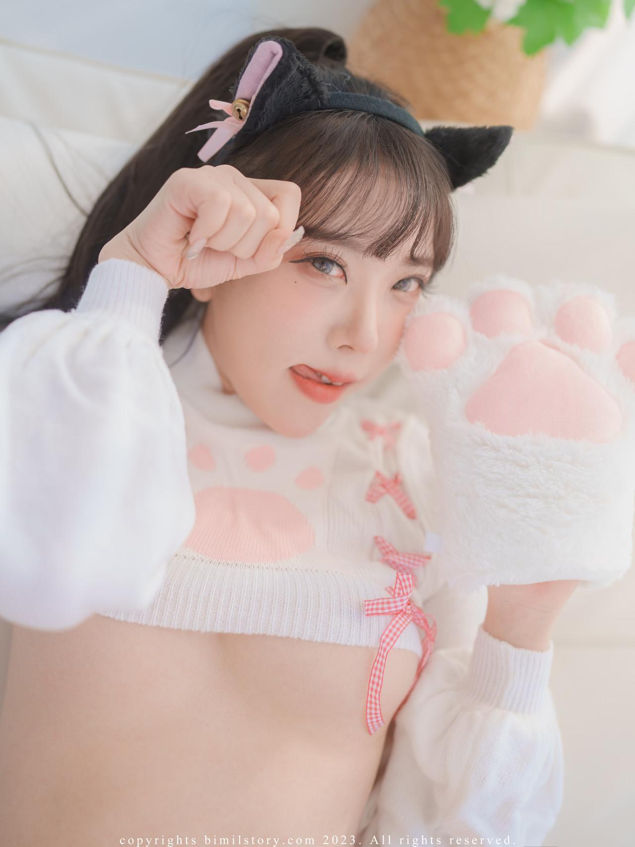 Jia 지아, [Bimilstory] Under-Boob Cat Girl Set.02(29)