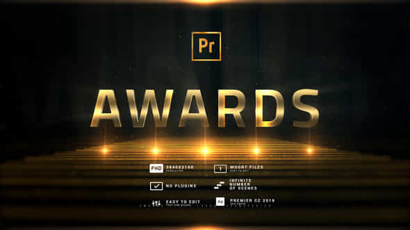 Awards LinesLights 4K - VideoHive 40118051