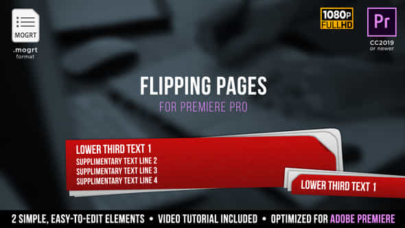 Flipping Pages Lower - VideoHive 24907010