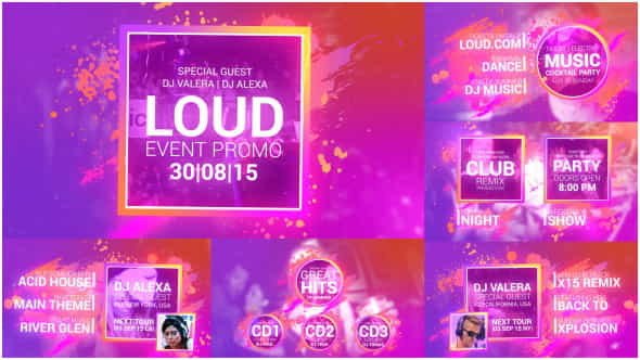 Loud Event Promo - VideoHive 12612621