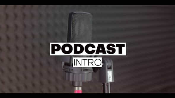 Podcast Opener Mogrt - VideoHive 54253142