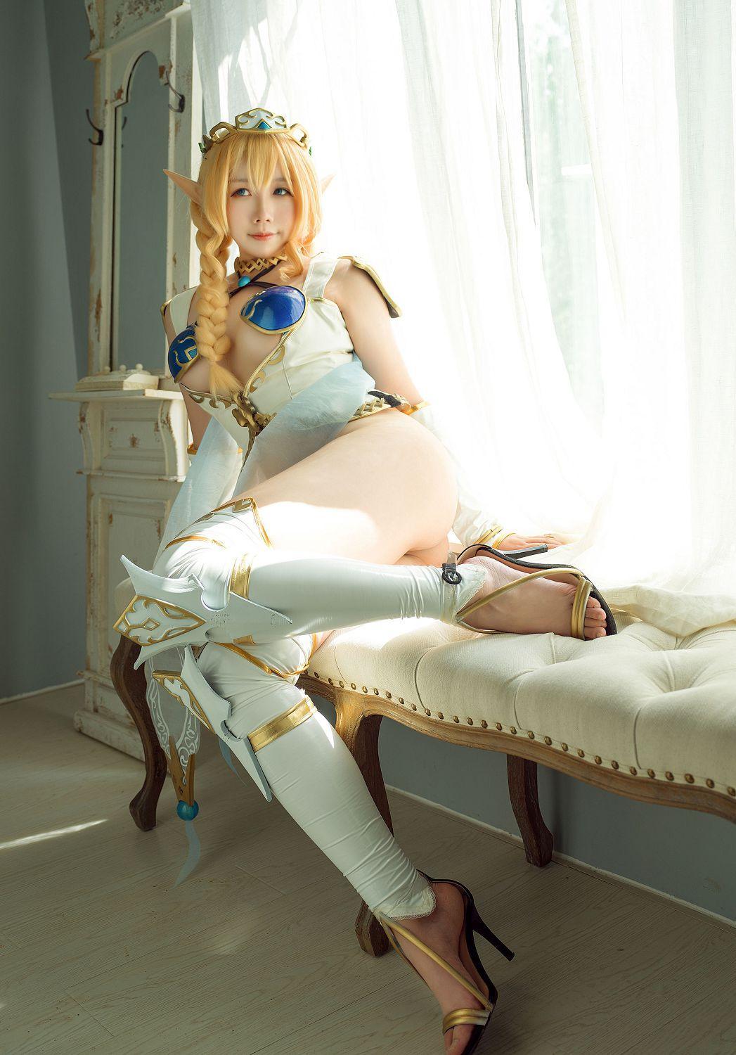 [福利女神cosplay] 麻花麻花酱 - 精灵村 妩媚套图(13)