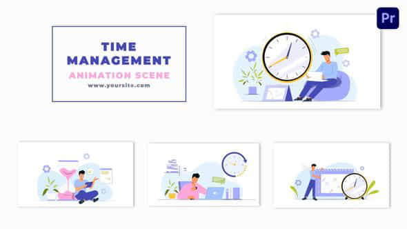Work Time Management - VideoHive 47354336