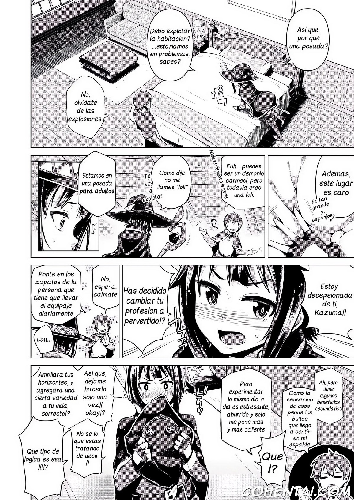 Kono Bakuretsu Musume ni Ecstasy o! (Kono Subarashii Sekai ni Syukufuku o! xxx comics manga porno doujin hentai español sexo 