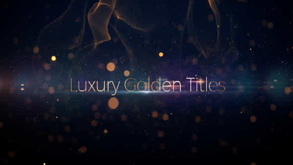 Luxury Golden Titles - VideoHive 19901387