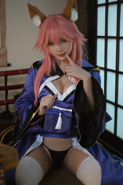 Cosplay 星之迟迟Hoshilily 玉藻前忠犬蓄势待发