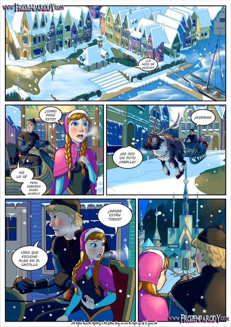 Frozen Parody 1 Comic Porno - 1