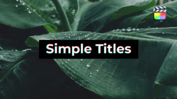 Minimal Clean Titles Fcpx - VideoHive 50086283