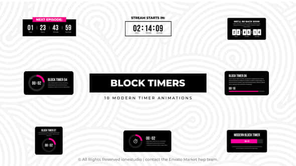 Block Timers - VideoHive 46258434