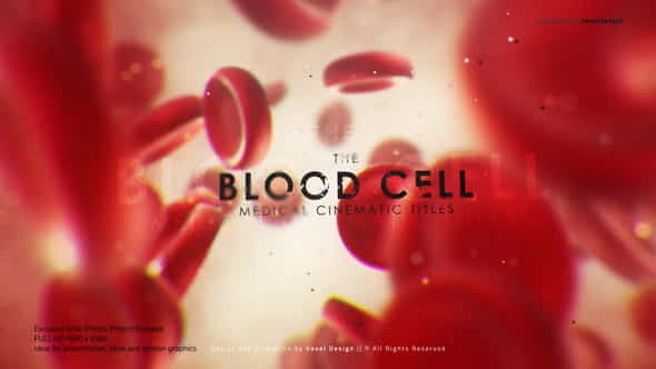 Red Blood Medical Opener - VideoHive 25313651