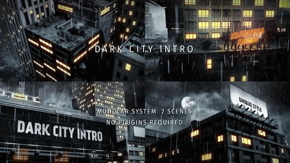Dark City Intro - VideoHive 22912627