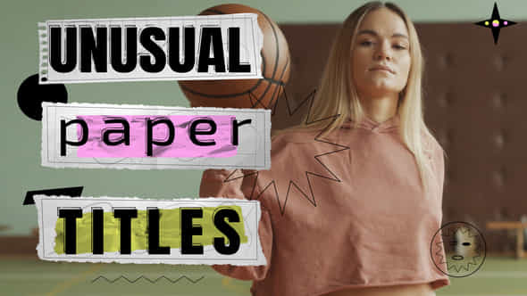 Unusual Paper Titles - VideoHive 51317050