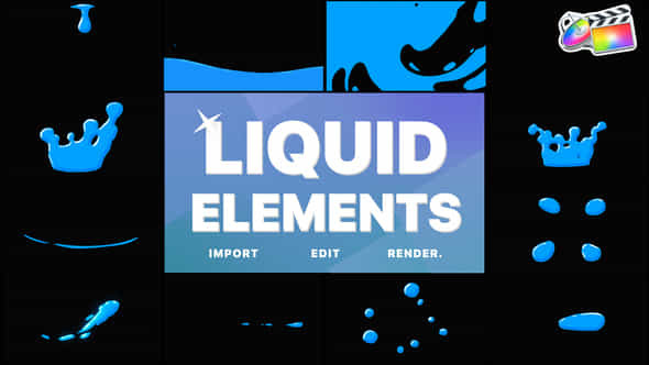 Liquid Elements - VideoHive 36599796
