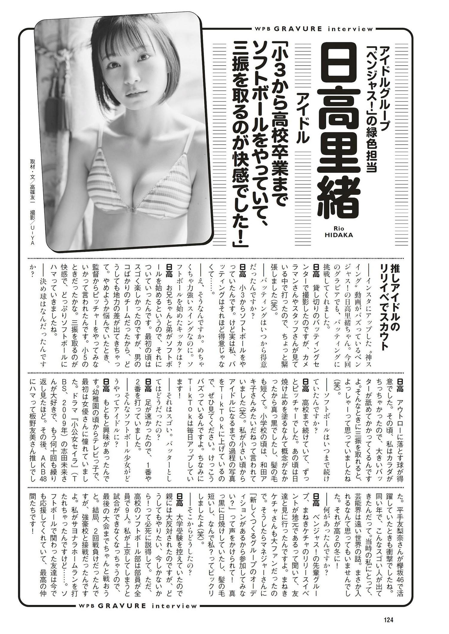 Rio Hidaka 日高里緒, Weekly Playboy 2023 No.27 (週刊プレイボーイ 2023年27号)(7)