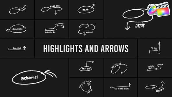 Highlight And Arrows For Fcpx - VideoHive 53730505