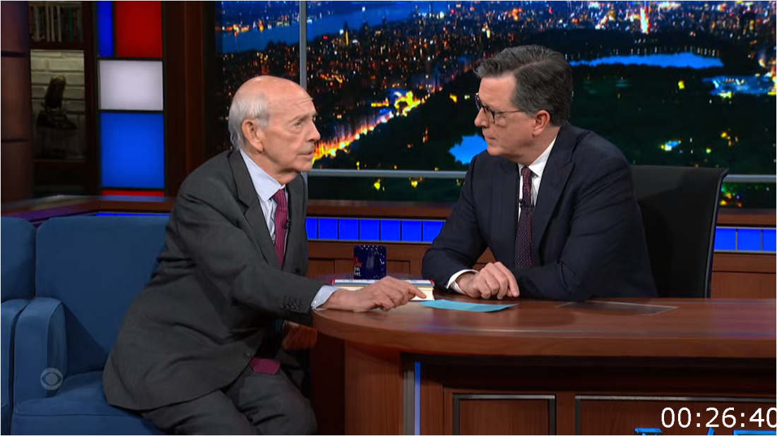 Stephen Colbert (2024-03-25) Justice Stephen Breyer [1080p/720p] (x265) QLrS1MMl_o