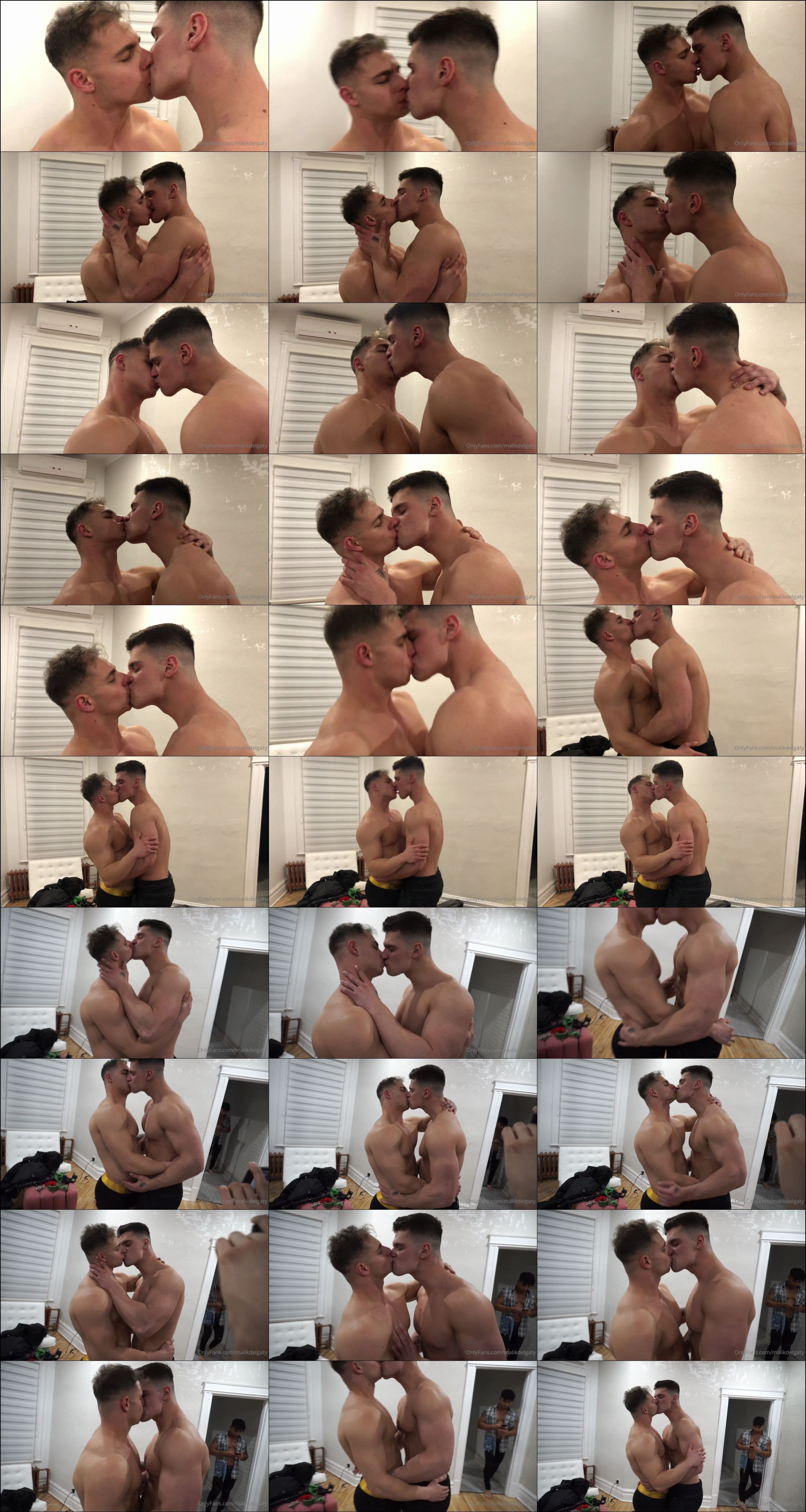 OnlyFans - Malik Delgaty - PayPerView - Wanna See My First Gay Kiss With @C...