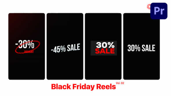 Black Friday Reels For Premiere Pro Vol 02 - VideoHive 48987090