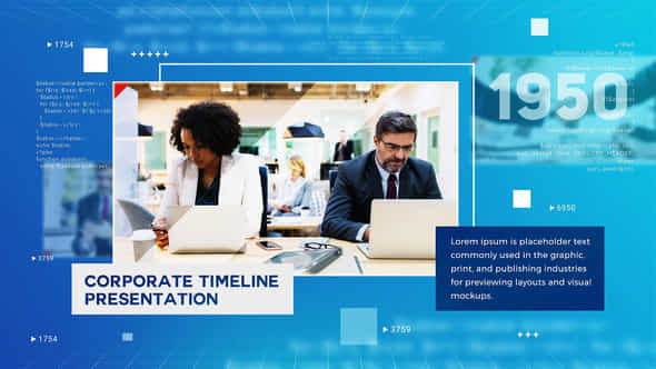 Corporate Timeline Presentation - VideoHive 23205224