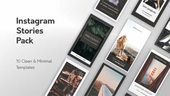 Minimal Instagram Stories | For - VideoHive 33559106