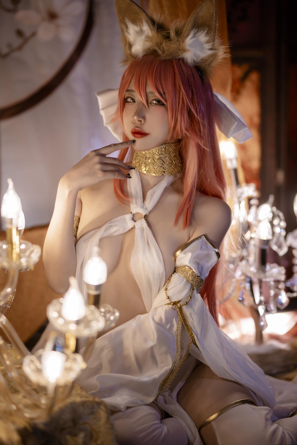 Cosplay 二佐Nisa 玉藻前同人舞娘(26)