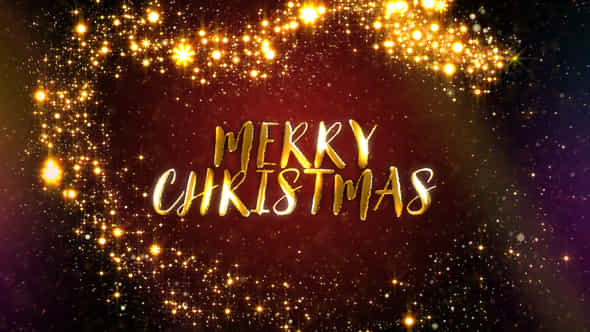 Sparkles Particles And Creative Christmas Opener - VideoHive 49699763