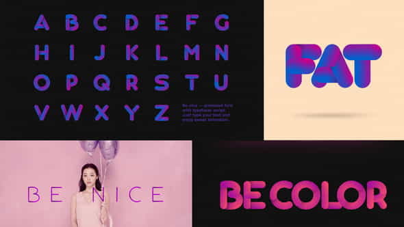 Be Nice Stretchy Font - VideoHive 23796297