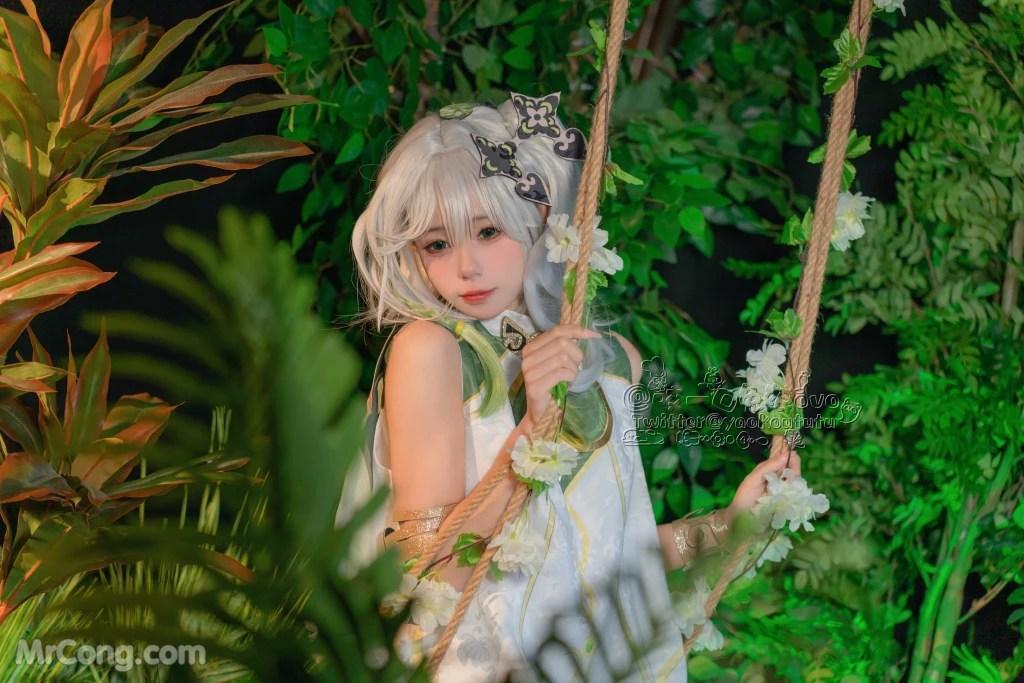Coser@黏黏团子兔: 万年萝莉纳西妲 (40 photos)(23)