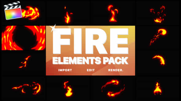 Fire Elements - VideoHive 23777663