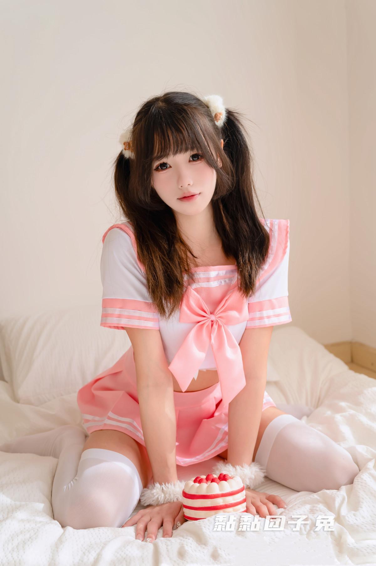 黏黏团子兔 Pink JK Joshi Kosei(2)