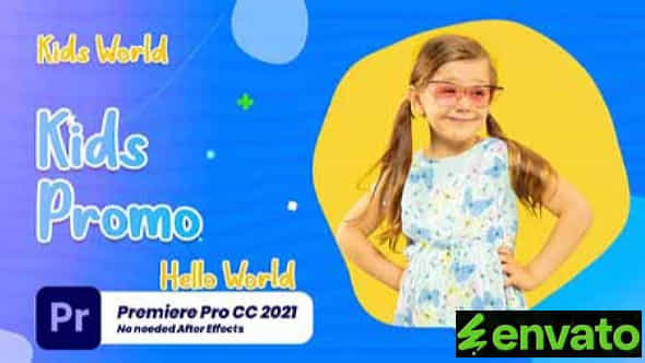 Happy Kids Promo Slideshow Mogrt - VideoHive 34323612