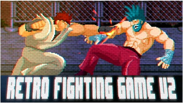 Retro Fighting Game V2 - VideoHive 26037227