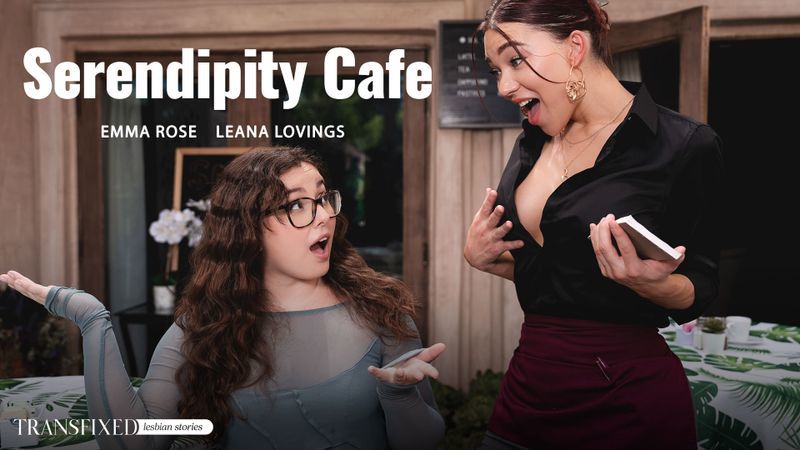 [AdultTime.com / Transfixed.com] Emma Rose & Leana Lovings - Serendipity Cafe (06-11-2024) [Feature, Kissing, Blowjob, Big Tits, Fake Tits, Natural Tits, Glasses, Shaved Pussy, Cunnilingus, Shemale On Female, No Condome, 1080p, SiteRip]