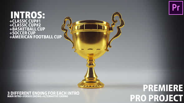 Solid Sport Trophy - VideoHive 38734142