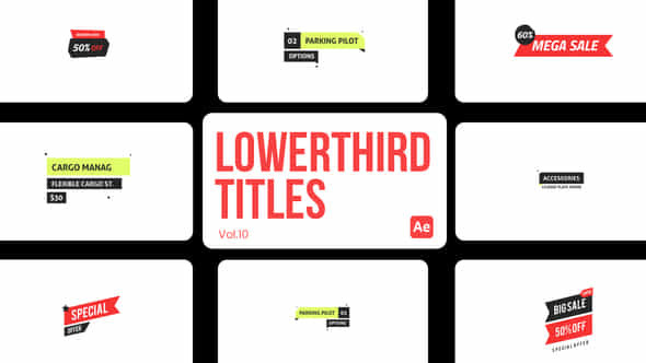 Lowerthird Titles 10 - VideoHive 45279786