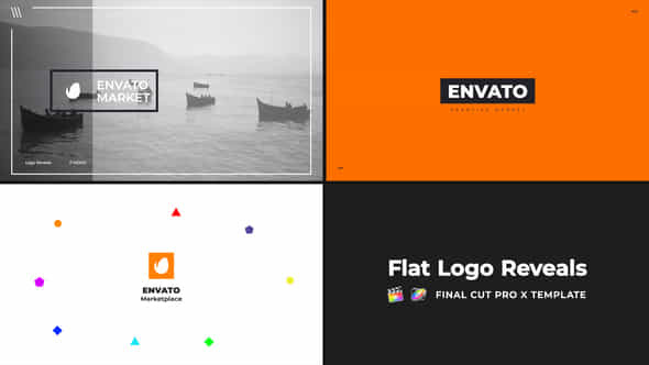 Flat Logo Reveals - VideoHive 43898020