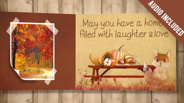 Thanksgiving Carrousel - VideoHive 20862431