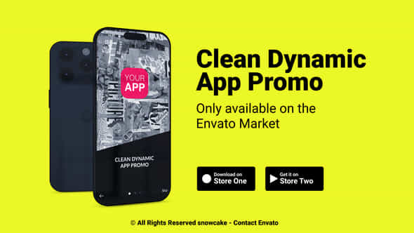 Clean Dynamic App Promo - VideoHive 53687662