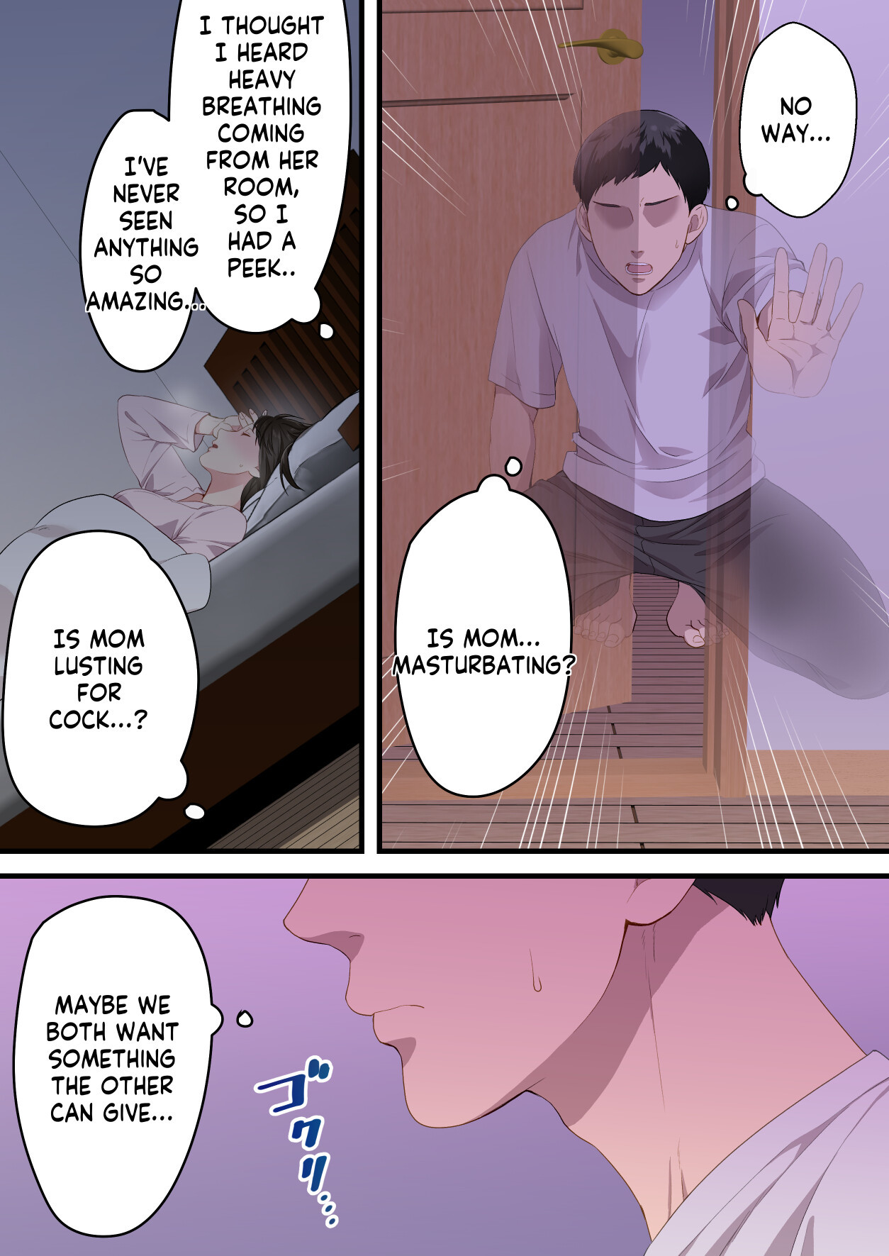 [Yuriko Club] Naka no Warukatta Haha to Musuko ga Amaama Couple ni Naru made  Arguing mother and son who became a loving couple [English] [