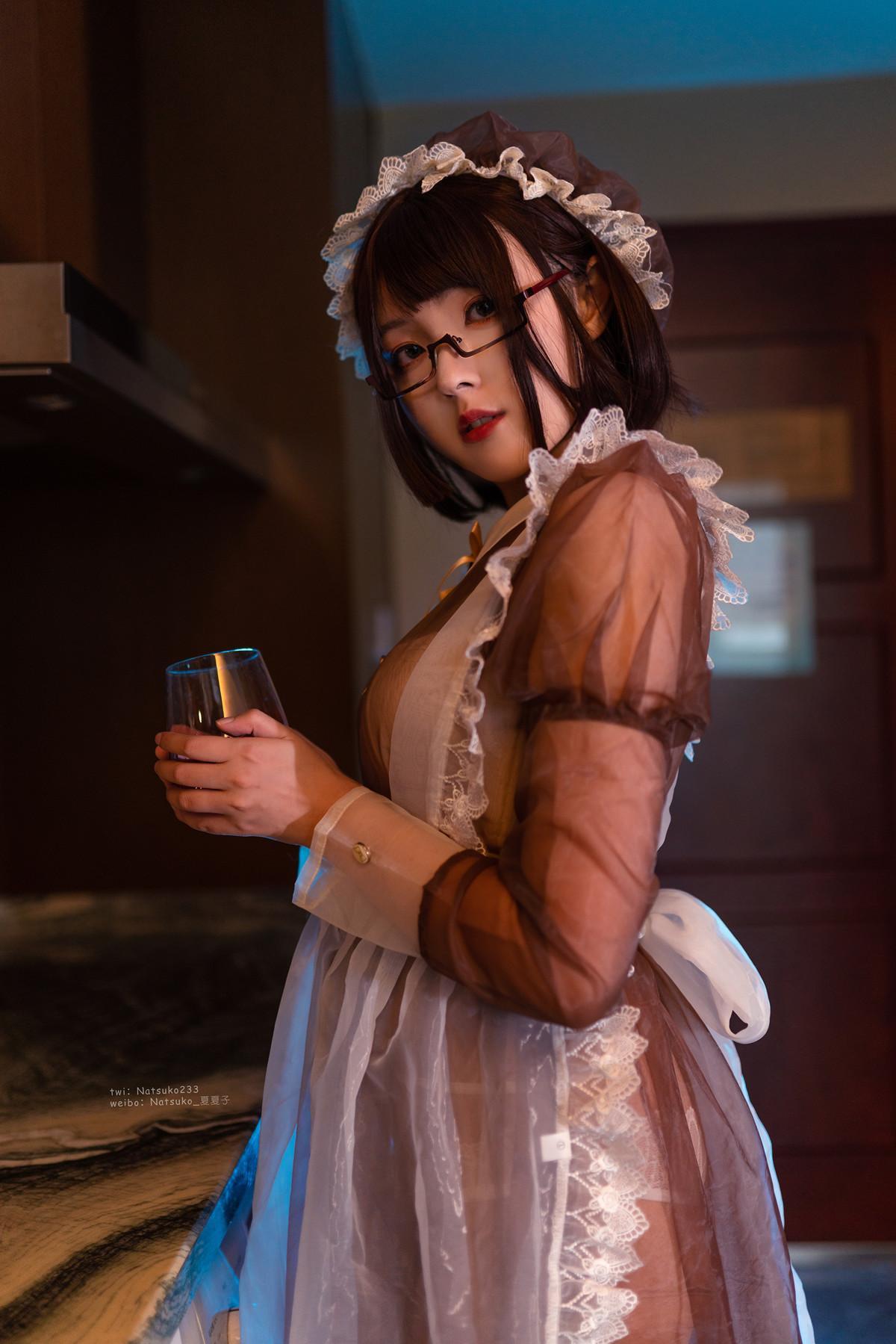 Cosplay Natsuko夏夏子 透明女仆 Transparent Maid(12)