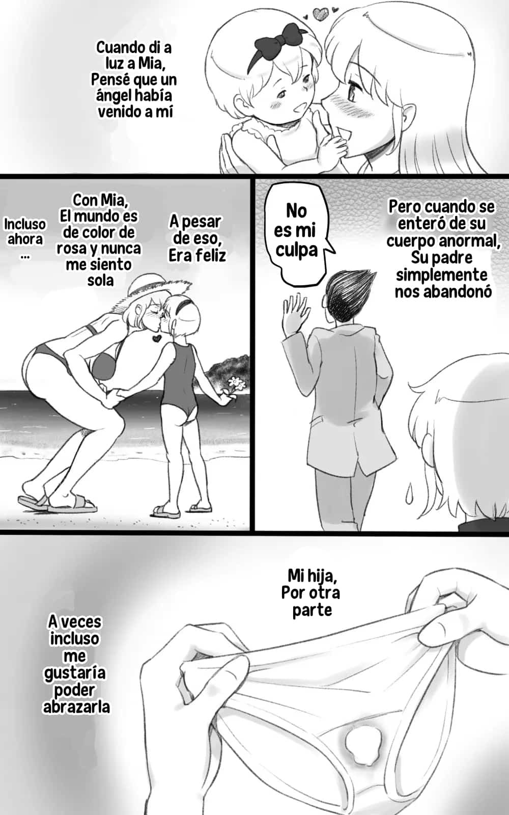 [pink-noise (Mizuiro Megane)] Futakoi ~Futanari Musume wa Mama ni Koi o Suru~ [Spanish]